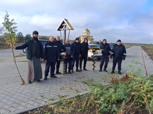 Озеленение Чадыр-Лунги продолжается: совместными усилиями высажено 100 саженцев акации