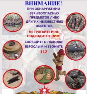 МВД РМ подготовило памятку правил поведения при обнаружении боеприпасов