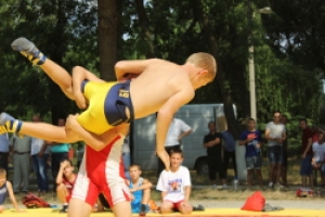 Борцы вольники боролись за живые призы