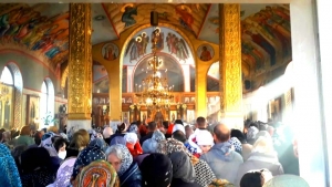 В чадыр-лунгском монастыре Дмитрия Солунского - праздничная служба