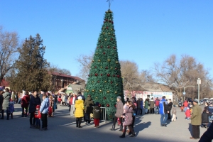 Сейчас в Чадыр-Лунге: новогодняя ель, беспроигрышная лотерея, ярмарка, музыка