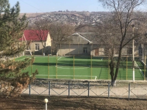 Строительство футбольного поля в спортшколе им. С.Киорогло подходит к завершению