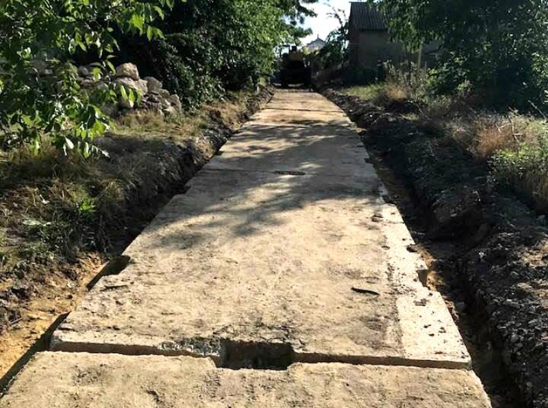 В муниципии ремонтируют еще одну улицу