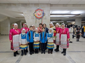 Фольклорный ансамбль Чадыр-Лунги принял участие в фестивале зимних традиций и обрядов "Kolada din sat in sat".