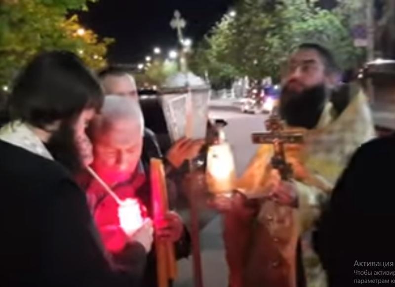 В Гагаузию доставлен Благодатный огонь