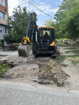 В Чадыр-Лунге благоустраивается ещё один двор многоквартирного дома