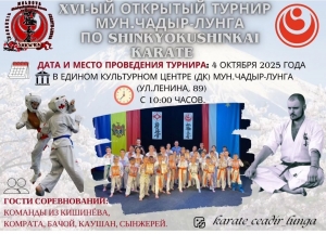 В Чадыр-Лунге состоится турнир по &laquo;Shinkyokushinkai&raquo;