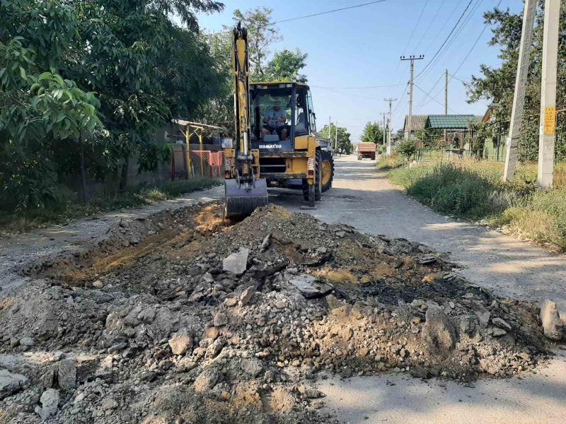 Стартовал ремонт улицы Сыртмача мун.Чадыр-Лунга