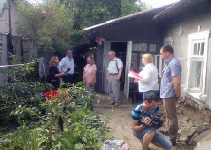 Пять семей, пострадавших от наводнения в Чадыр-Лунге, получили материальную помощь