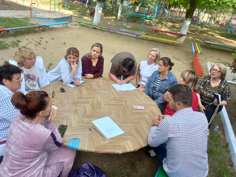 Состоялась очередная встреча специалистов примарии с жителями района "Мясокомбинат"