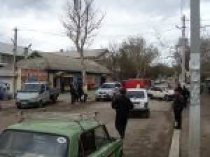 В центре города произошла авария