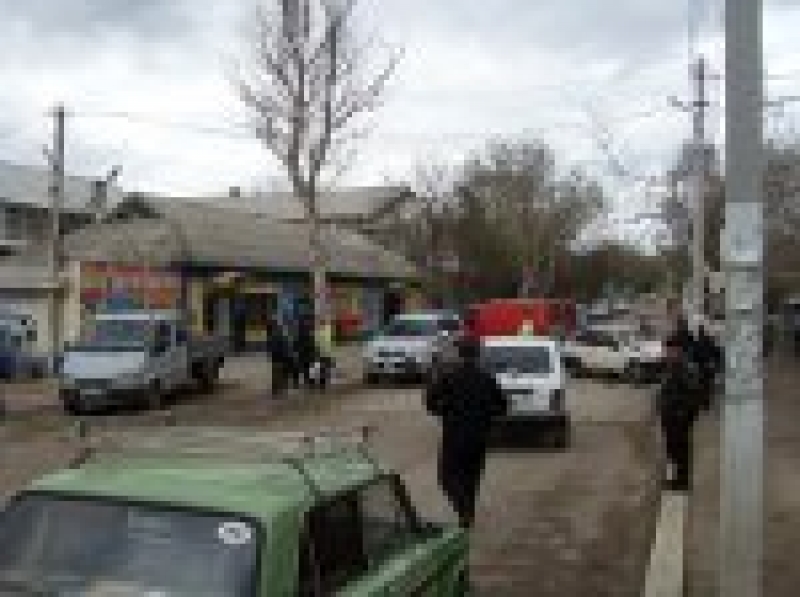 В центре города произошла авария