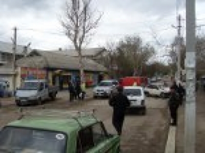 В центре города произошла авария