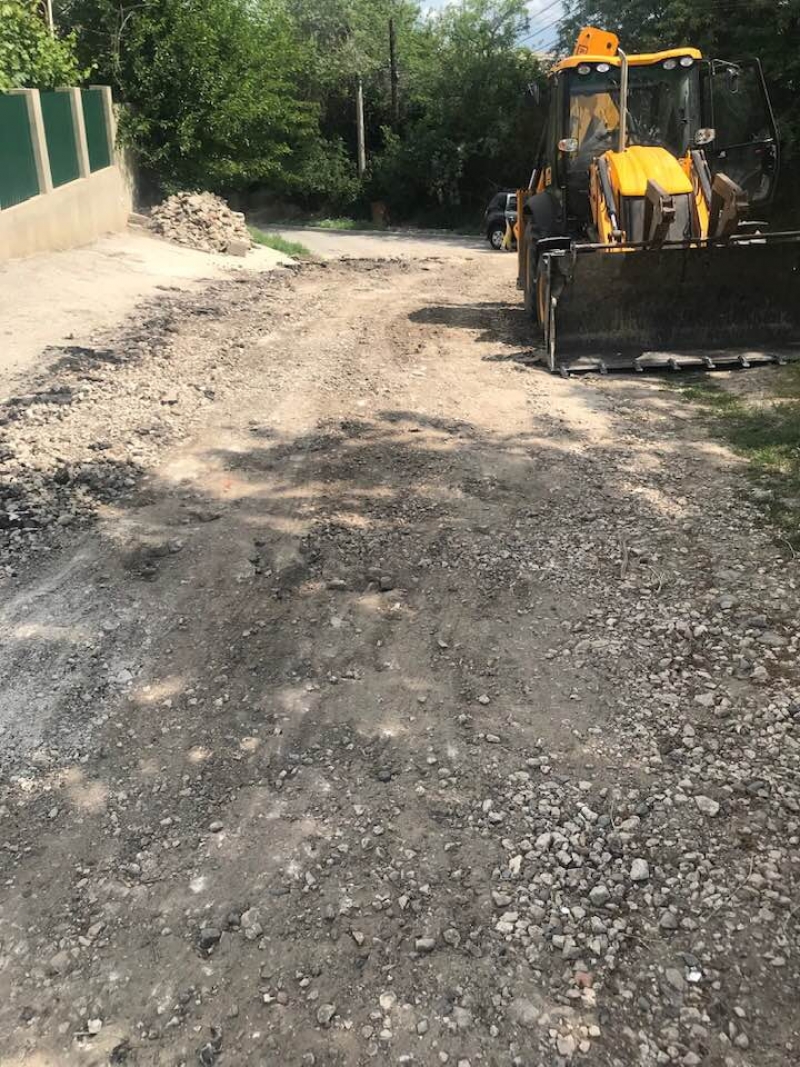 Начался ремонт улицы Пушкина