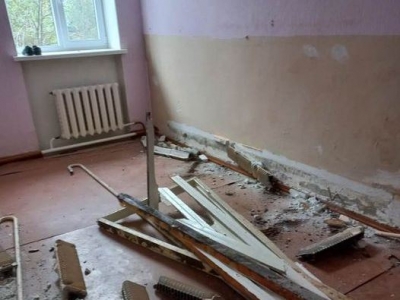 В детском саду №1 ремонтируют очередную группу