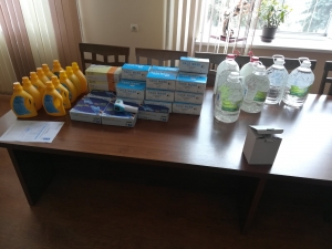 Примария Чадыр-Лунги получила помощь в виде защитных средств