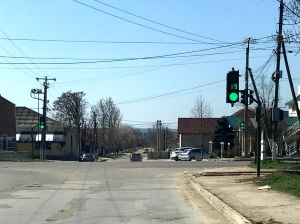 На перекрестке улиц Ленина и Карла Маркса установили современные светофоры