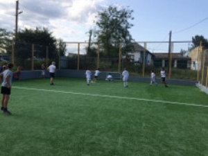 В районе "Совхоз" состоялось открытие футбольной площадки