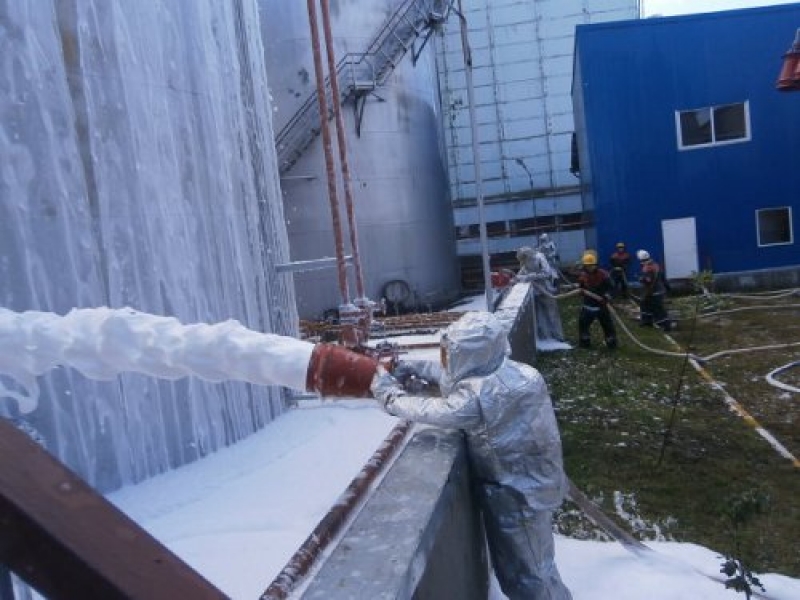 Состоялись учения на заводе "Trans - Oil"