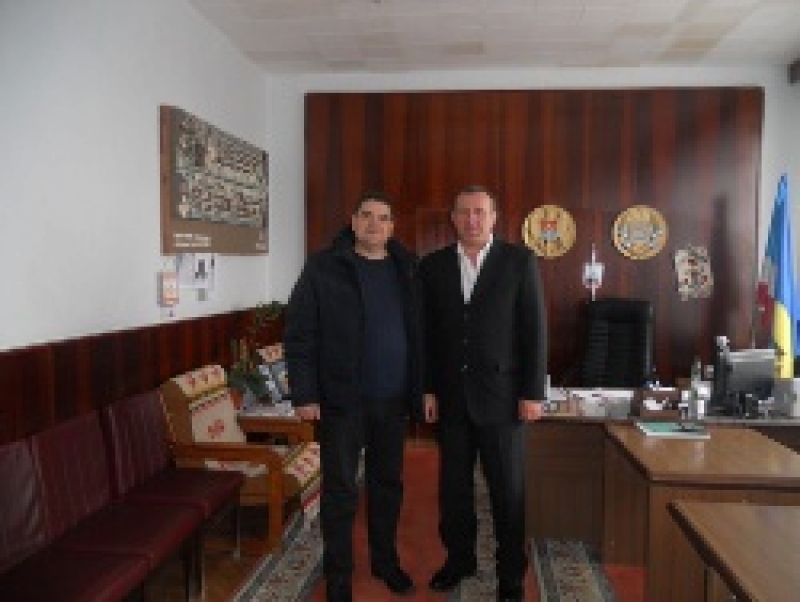 Встреча примара Георгия Орманжи с предпринимателем Чадыр-Лунги