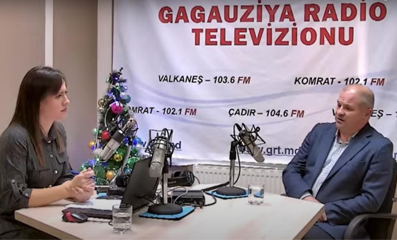 Анатолий Топал в передаче GRT "Диалог в студии"