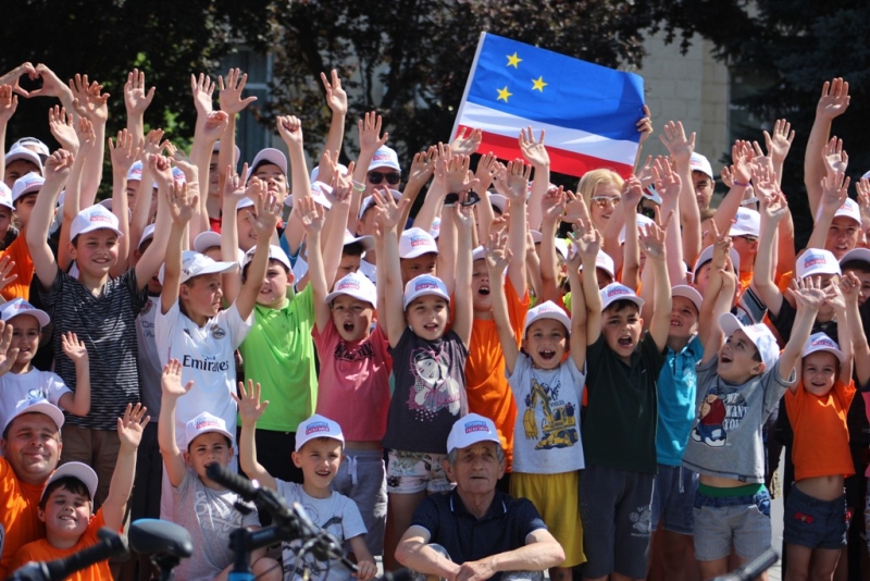 Велопробег, посвященный Дню города, прошел в Чадыр-Лунге