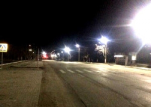 На улице Ленина восстановлено освещение