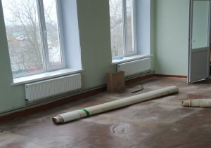 В детском саду №7 начался ремонт подготовительной группы