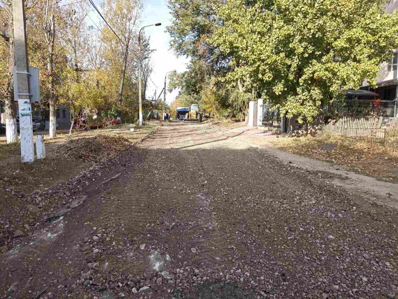 Стартовали работы по ремонту дорог в верхней части района "Мясокомбинат"