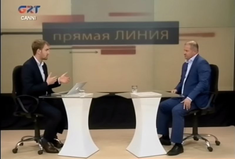 Анатолий Топал принял участие в "Прямой линии" на ГРТ