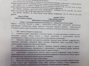 Чадыр-Лунга и Гюльнар станут городами-побратимами