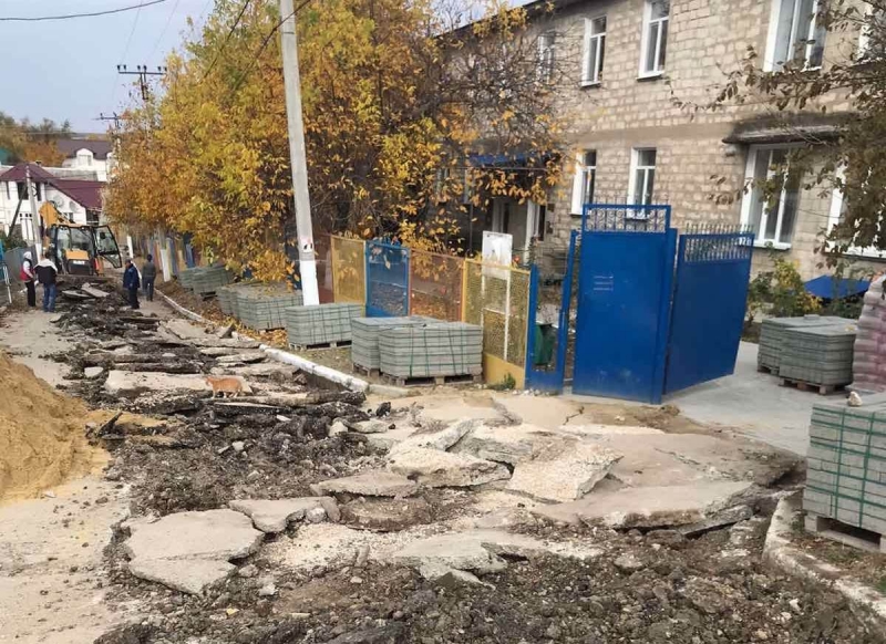 Идет ремонт участков дорог по ул. Винов-интернационалистов и ул. Ленина