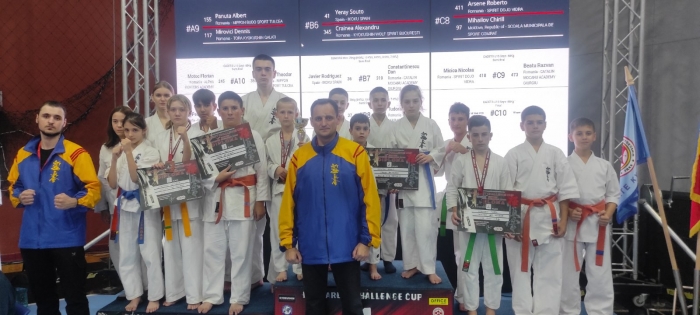 Чадыр-Лунгские каратисты стали призерами чемпионата Румынии по киокушинкай карате в Бухаресте