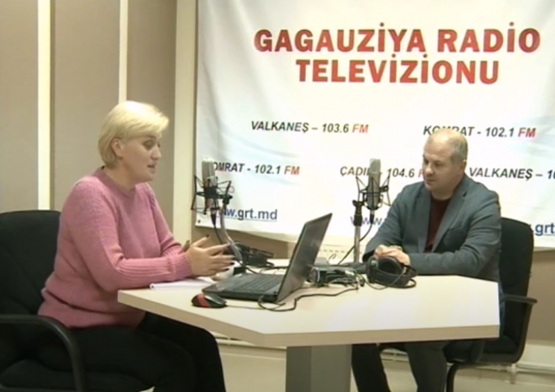 Интервью с примаром муниципия Чадыр-Лунга в программе "Диалог в студии".