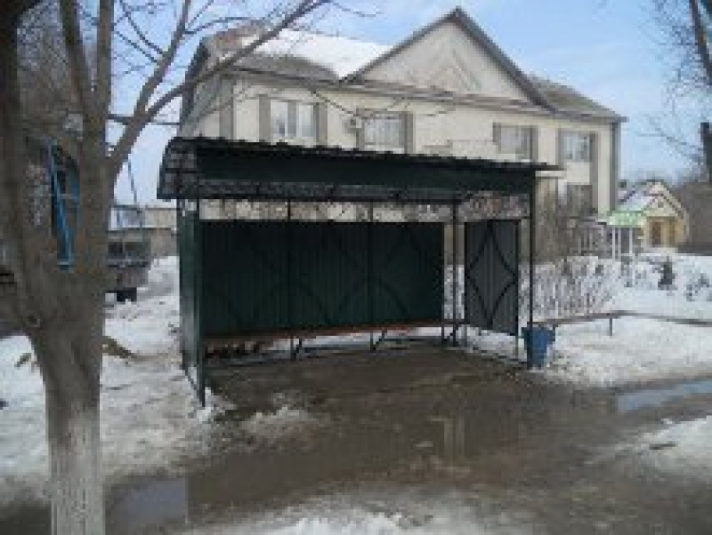 Ведётся установка автобусных остановок