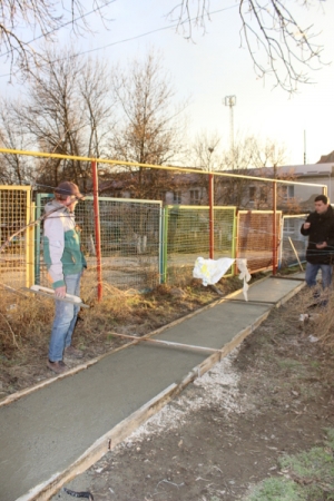 Обустроена пешеходная дорожка по пер. Карла Маркса